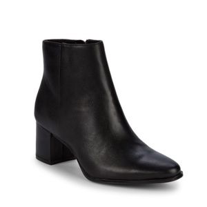 Calvin Klein Fimora Leather Ankle Boots - size 7
